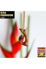 KOA BY MERO (KBM) Koa Fish Hook, Ebony Tip