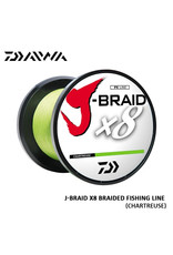 DAIWA (DAI) J-BRAIDED CHARTREUSE X8 BRAIDED FISHING LINE, 300 METERS
