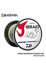 DAIWA J-Braided x8 Fishing Line, 500 Meter, Multicolor, DAIWA, 65#