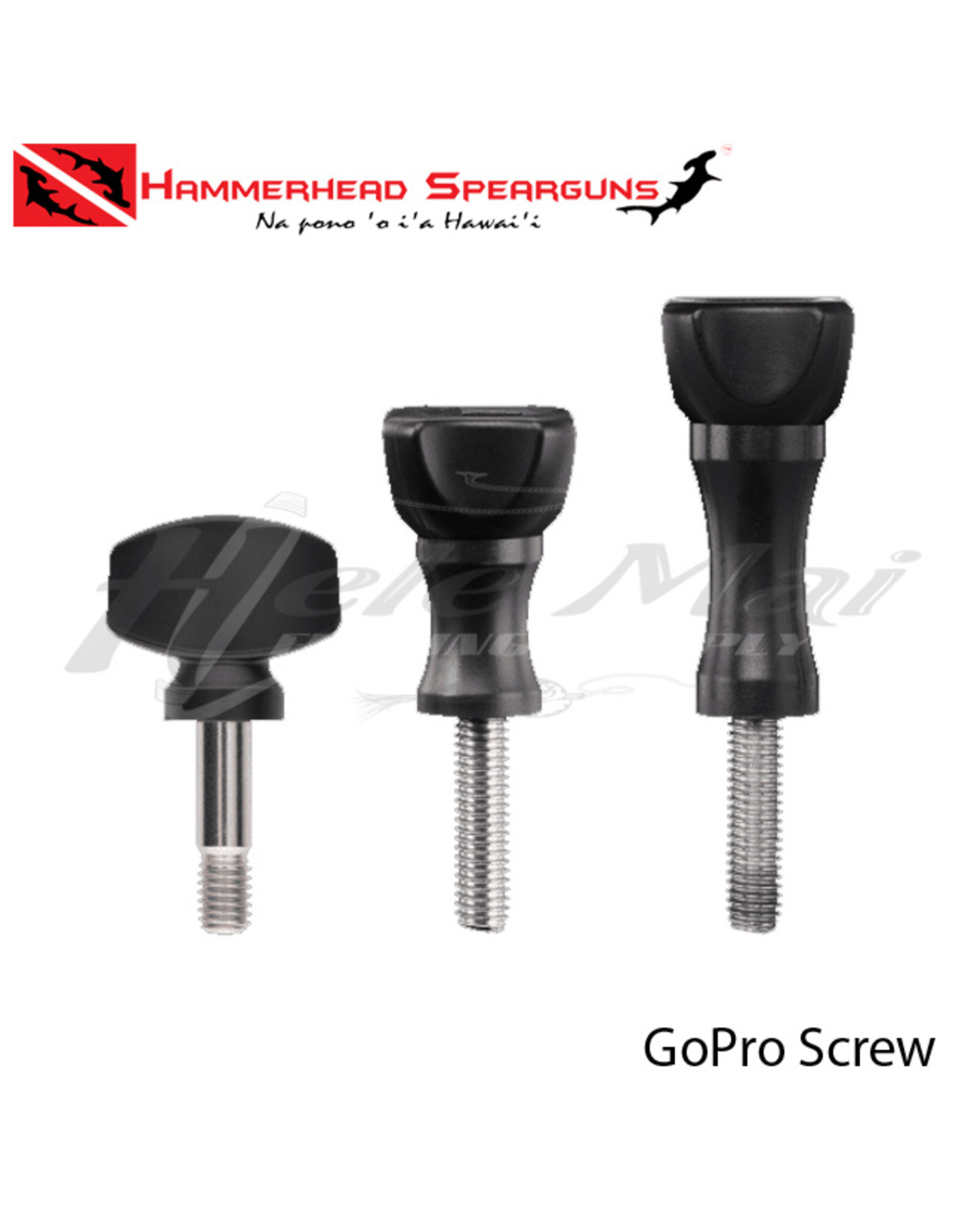 HAMMERHEAD SPEARGUNS GoPro Screw, Black