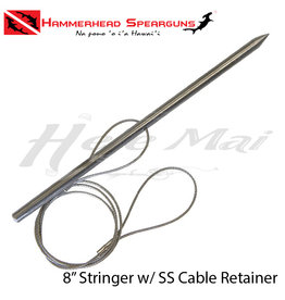HAMMERHEAD SPEARGUNS (HHS) HHS, STRINGER CABLE RETAINER SS 8"