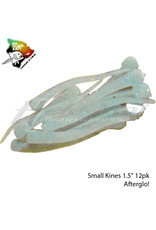 BIG ISLAND BAIT &TACKEL (BIB) BIB, SMALL KINES GRUB AFTERGLO 1.5"