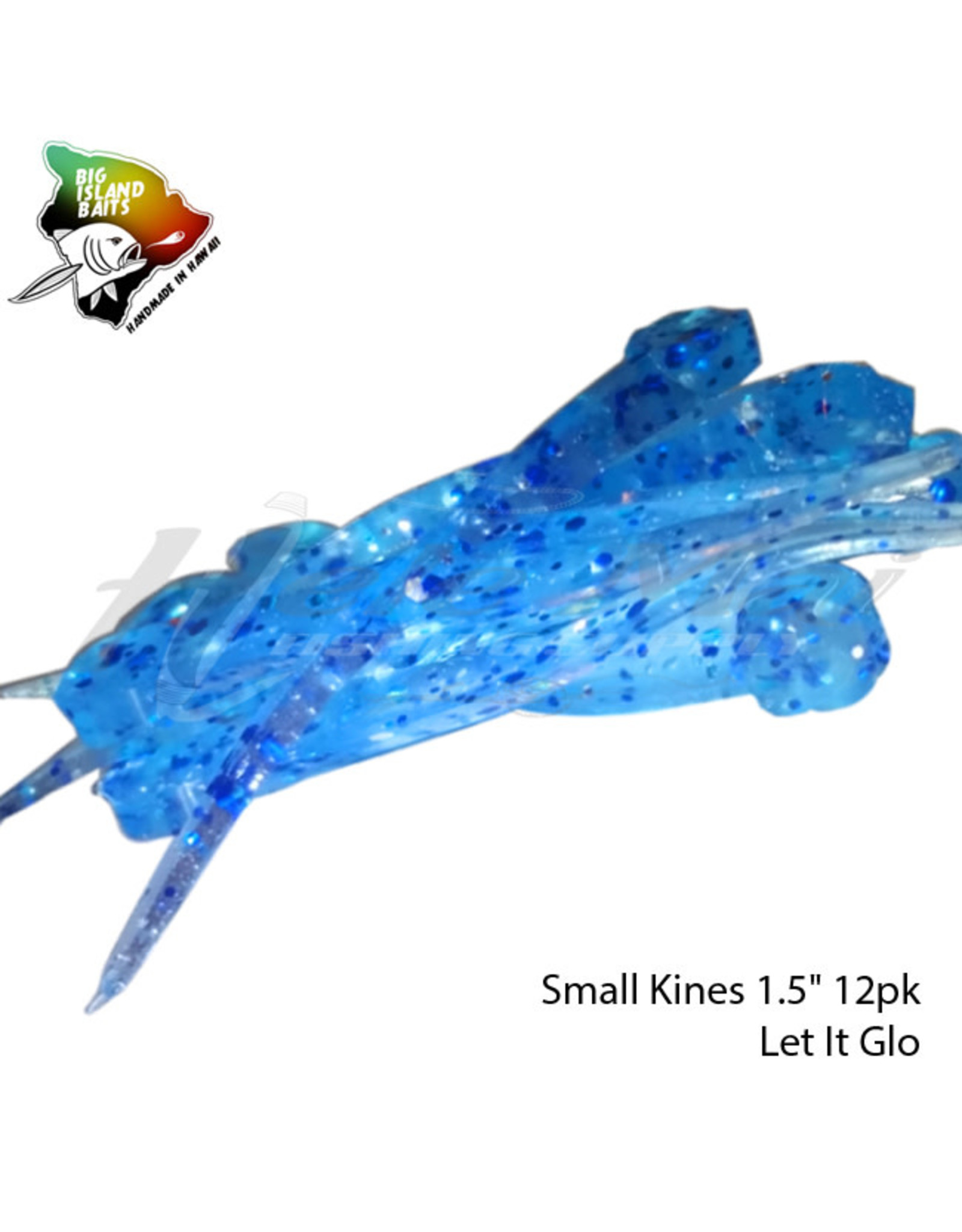 BIG ISLAND BAIT &TACKEL (BIB) BIB, SMALL KINES GRUB LET IT GO 1.5"