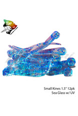 BIG ISLAND BAIT &TACKEL (BIB) BIB, SMALL KINES GRUB SEA GLASS 1.5"