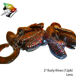 BIG ISLAND BAIT &TACKEL (BIB) BIB, KURLY KINES GRUB LAVA 2"