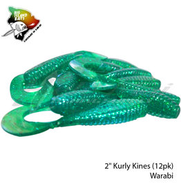 BIG ISLAND BAIT &TACKEL (BIB) BIB, KURLY KINES GRUB WARABI 2"
