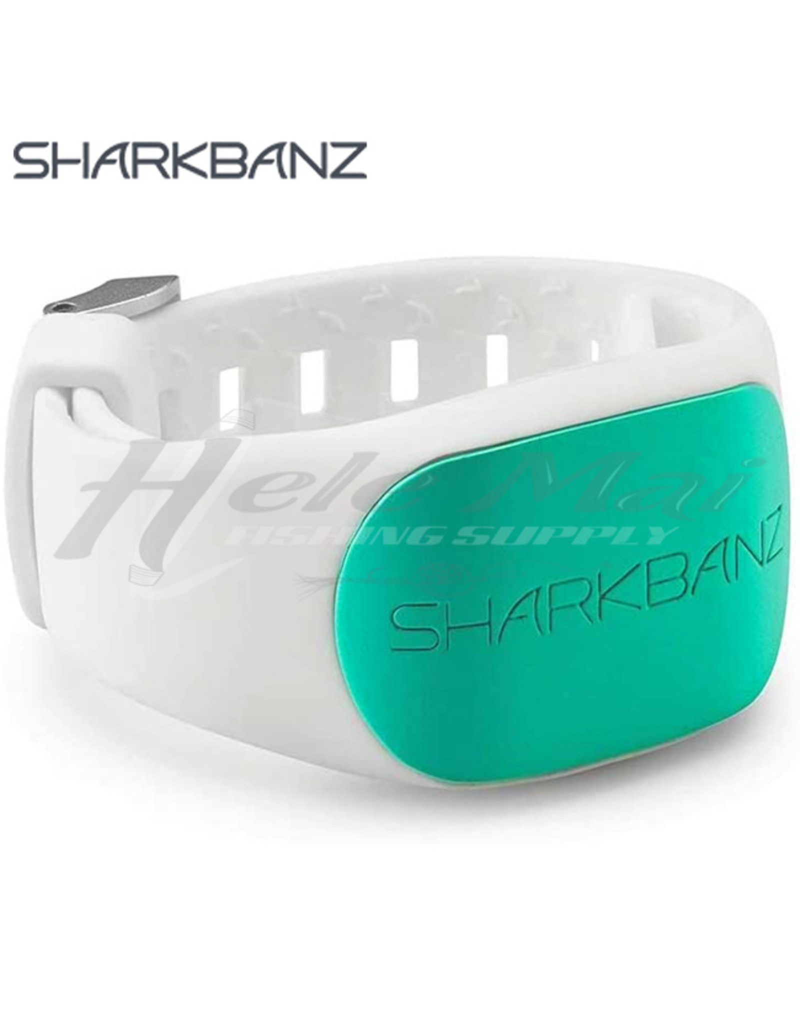 SHARKBANZ SHARKBANZ, ACTIVE SHARK DETERRANT BAND WHITE/SEAFOAM