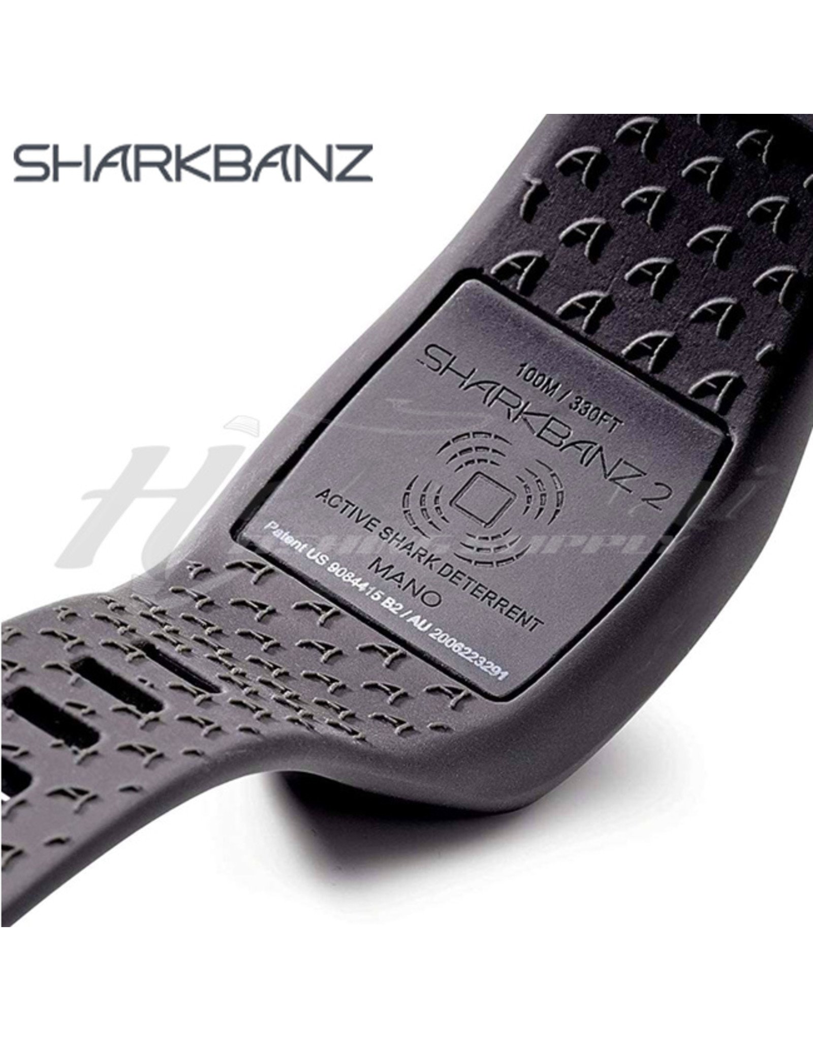 SHARKBANZ SHARKBANZ, Active Shark Deterrent Band, White/Seafoam