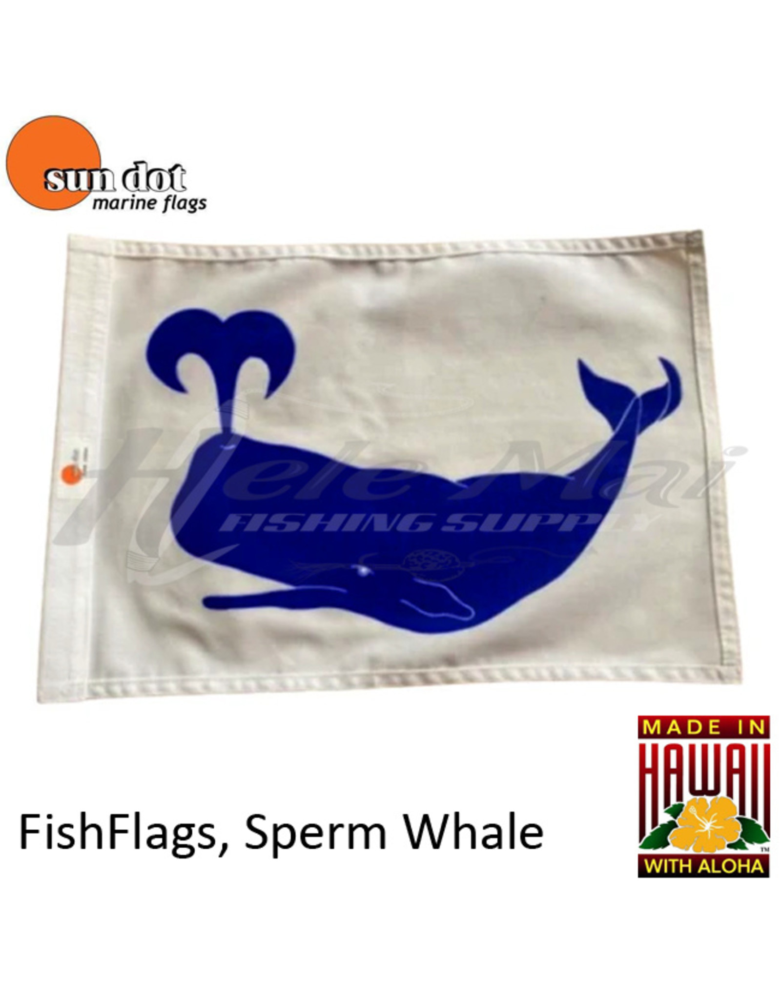 FISH FLAGS Fish Flag, Sperm Whale