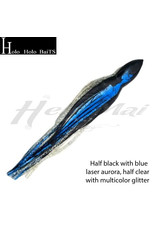 HOLO HOLO HAWAII (HHH) HHH, 9" SQUID LURE SKIRT BLUE FLASH SILVER GLITTER #1306