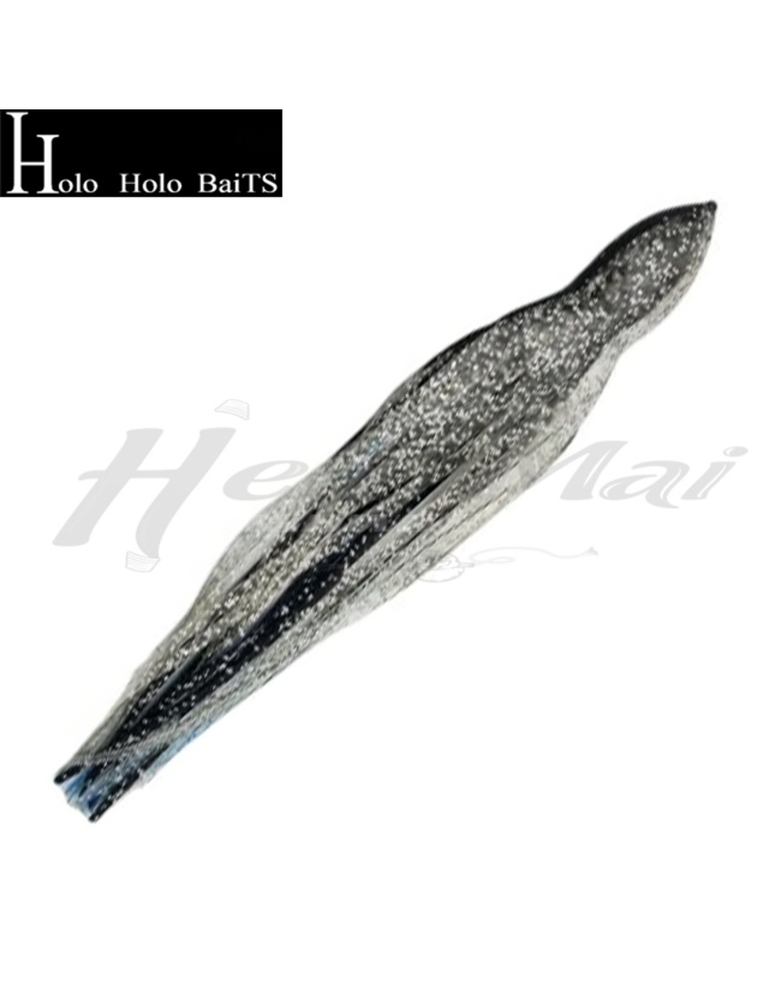 HOLO HOLO HAWAII (HHH) HHH, 9" SQUID LURE SKIRT BLUE FLASH SILVER GLITTER #1306