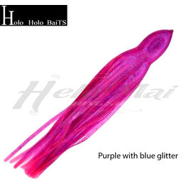 HOLO HOLO HAWAII (HHH) HHH, 9" SQUID LURE SKIRT PINK BLUE GLITTER G19*2B