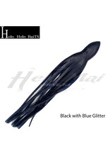 HOLO HOLO Squid Skirt, 9" Black Blue Glitter, 1302