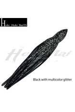 HOLO HOLO (HH) HH, 9" SQUID SKIRT BLACK SILVER GLITTER 1301