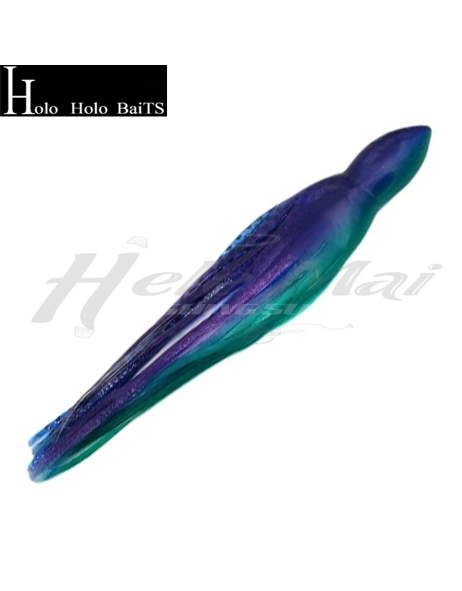HOLO HOLO HAWAII (HHH) HHH, 9" SQUID LURE SKIRT GREEN BLUE PURPLE #1298