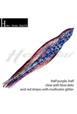 HOLO HOLO HAWAII (HHH) HHH, 9" SQUID LURE SKIRT PURPLE GLITTER DOTS #1152