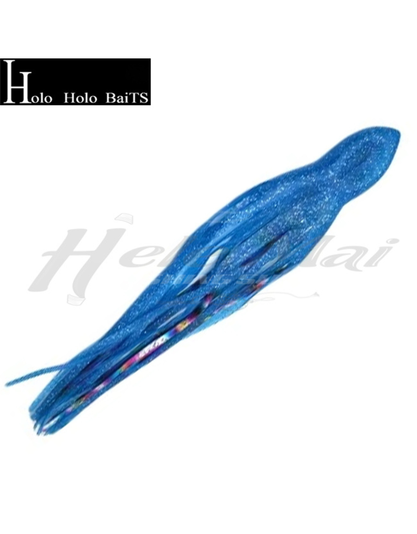 HOLO HOLO HAWAII (HHH) HHH, 9" SQUID LURE SKIRT FLASH RAINBOW BLUE #1139