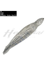 HOLO HOLO HAWAII (HHH) HHH, 9" SQUID LURE SKIRT MILKY SILVER GLITTER DOTS #1113
