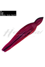 HOLO HOLO HAWAII (HHH) HHH, 9" SQUID LURE SKIRT BLACK RED #1111