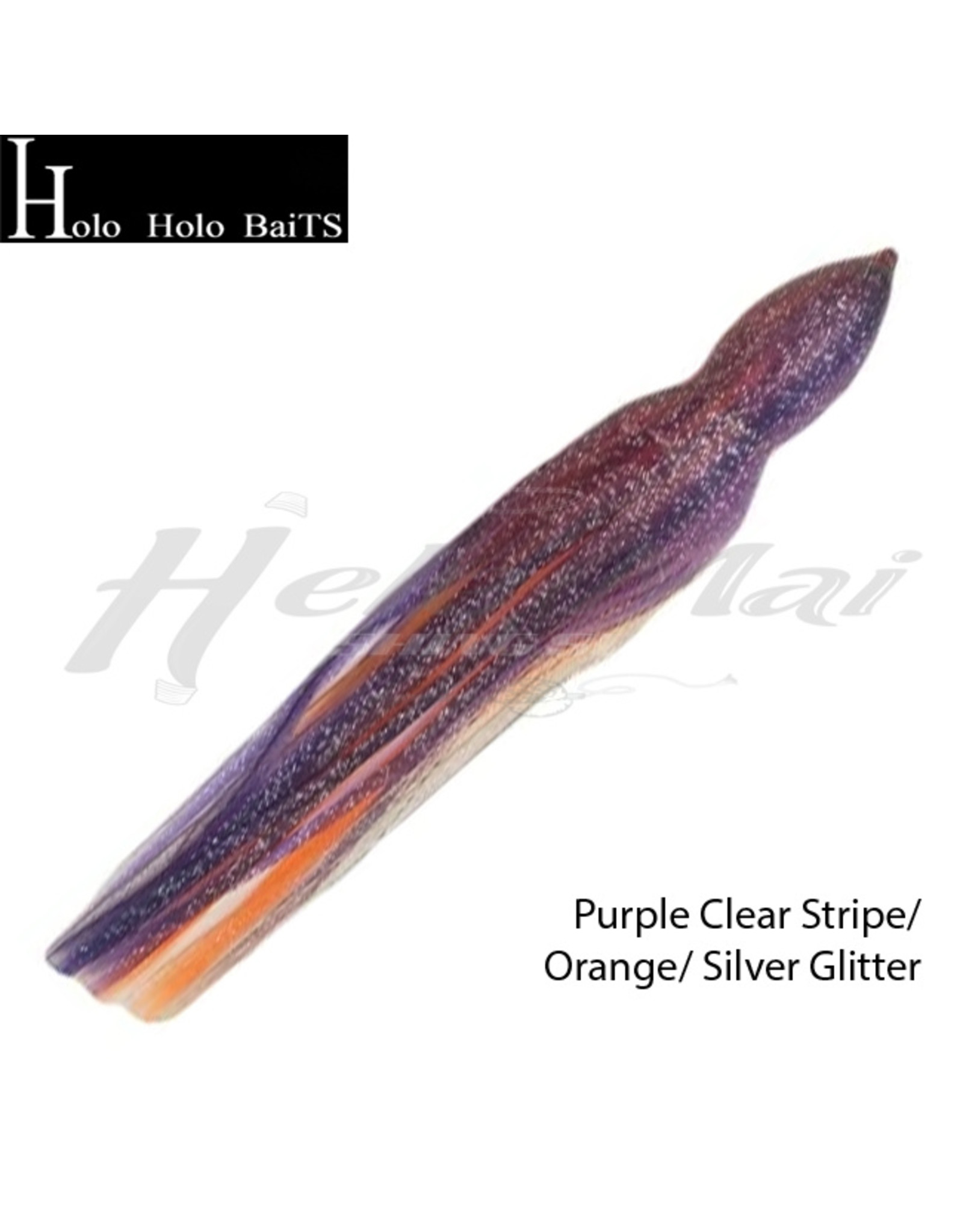 HOLO HOLO HAWAII (HHH) HHH, 9" SQUID LURE SKIRT DIRTY GLITTER #1110