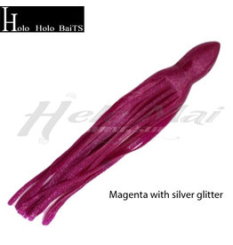 HOLO HOLO HAWAII (HHH) HHH, 7" SQUID LURE SKIRT MAVIS GLITTER PLUM PINK #1107