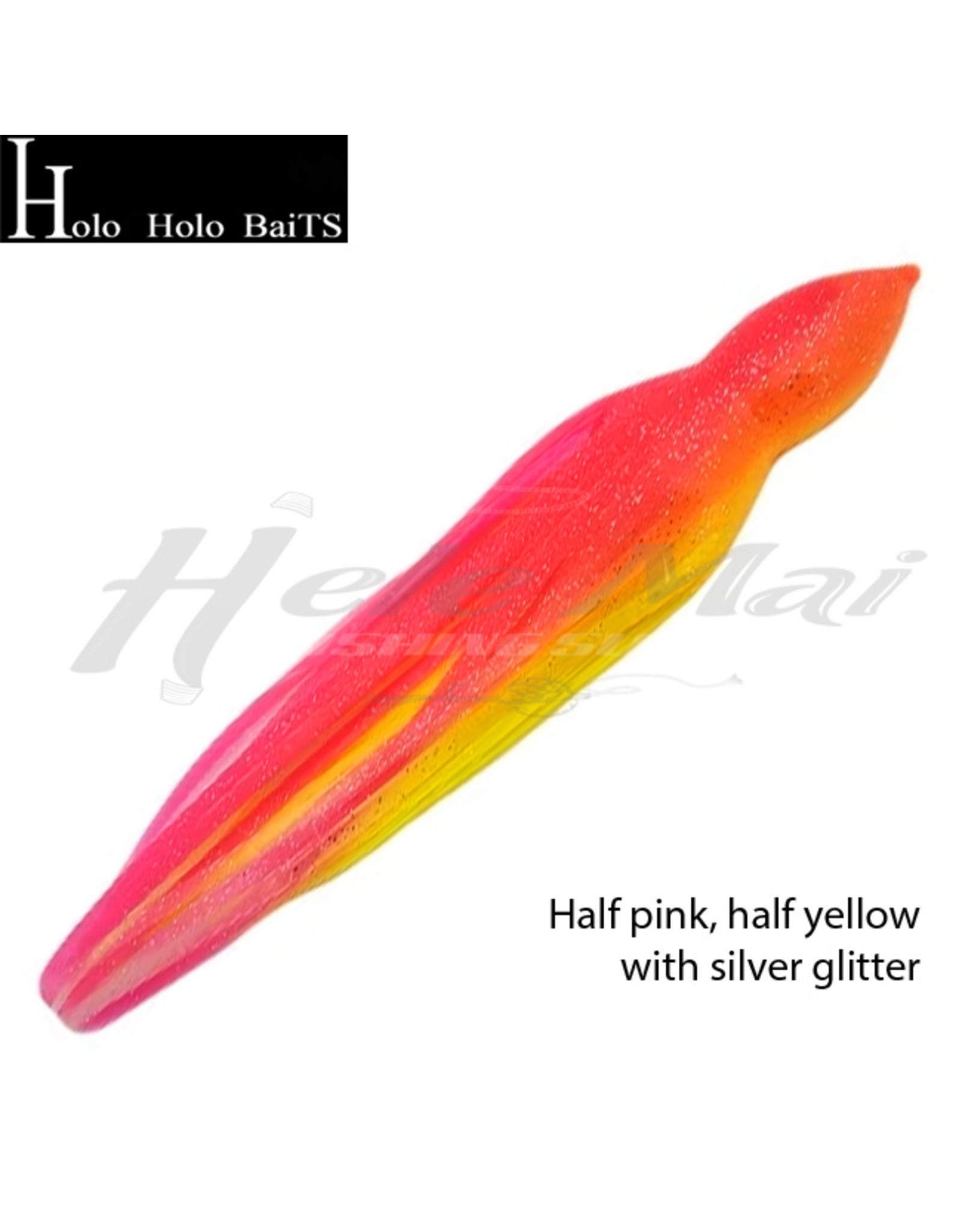 HOLO HOLO HAWAII (HHH) HHH, 7" SQUID LURE SKIRT SUNRISE PINK YELLOW #1105