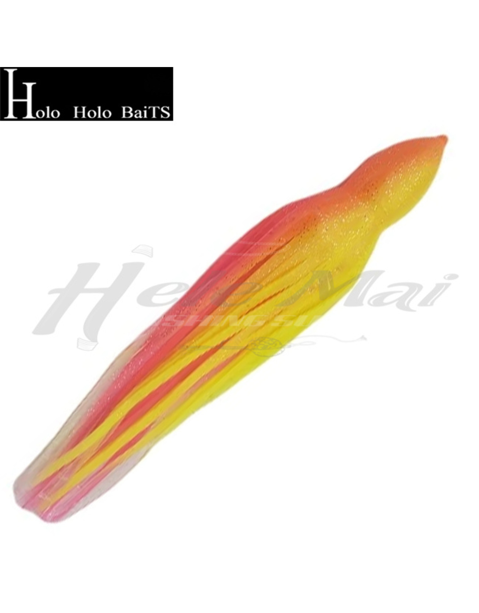 HOLO HOLO HAWAII (HHH) HHH, 7" SQUID LURE SKIRT SUNRISE PINK YELLOW #1105