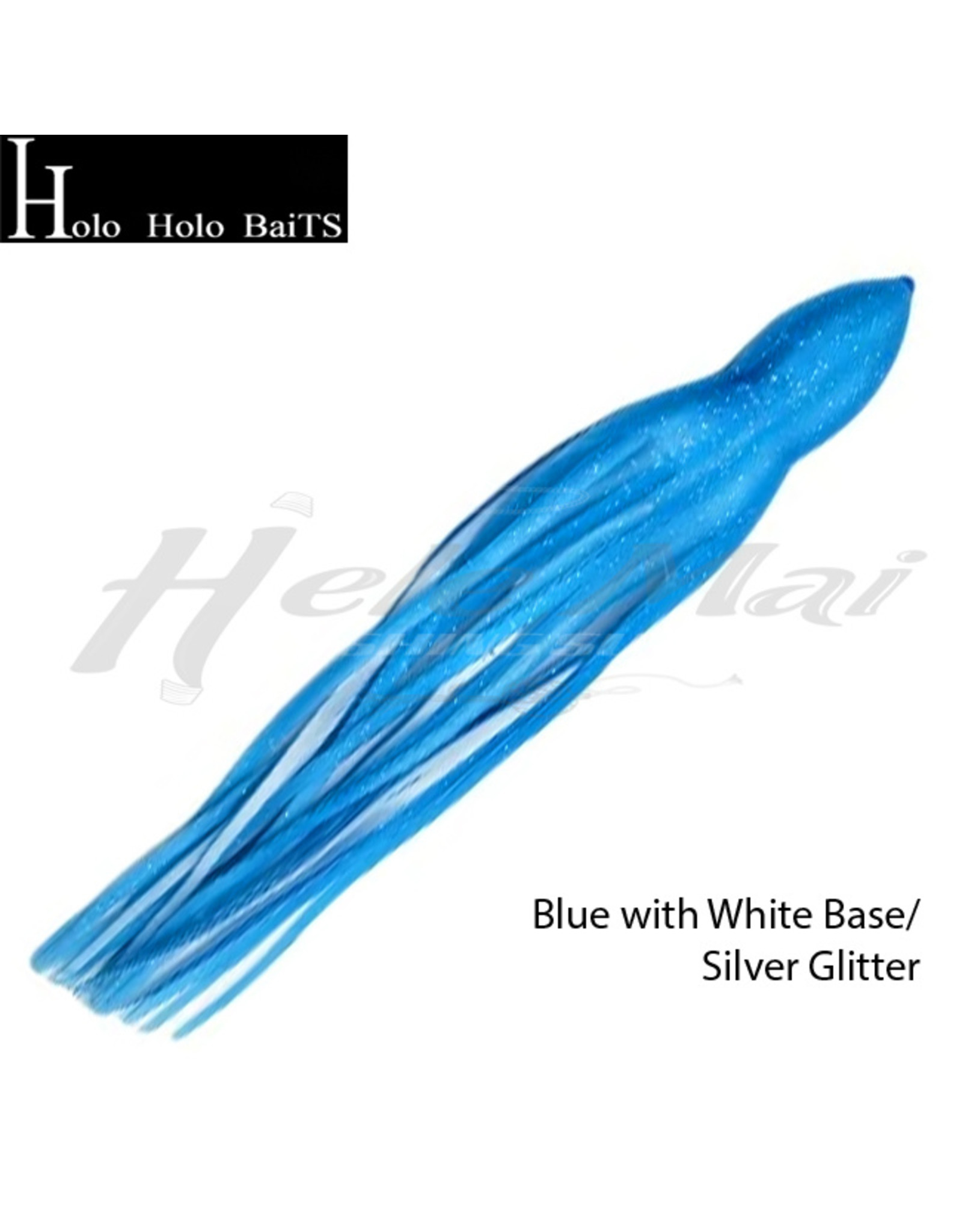 HOLO HOLO HAWAII (HHH) HHH, 7" SQUID LURE SKIRT BLUE ICY GLITTER 10PW
