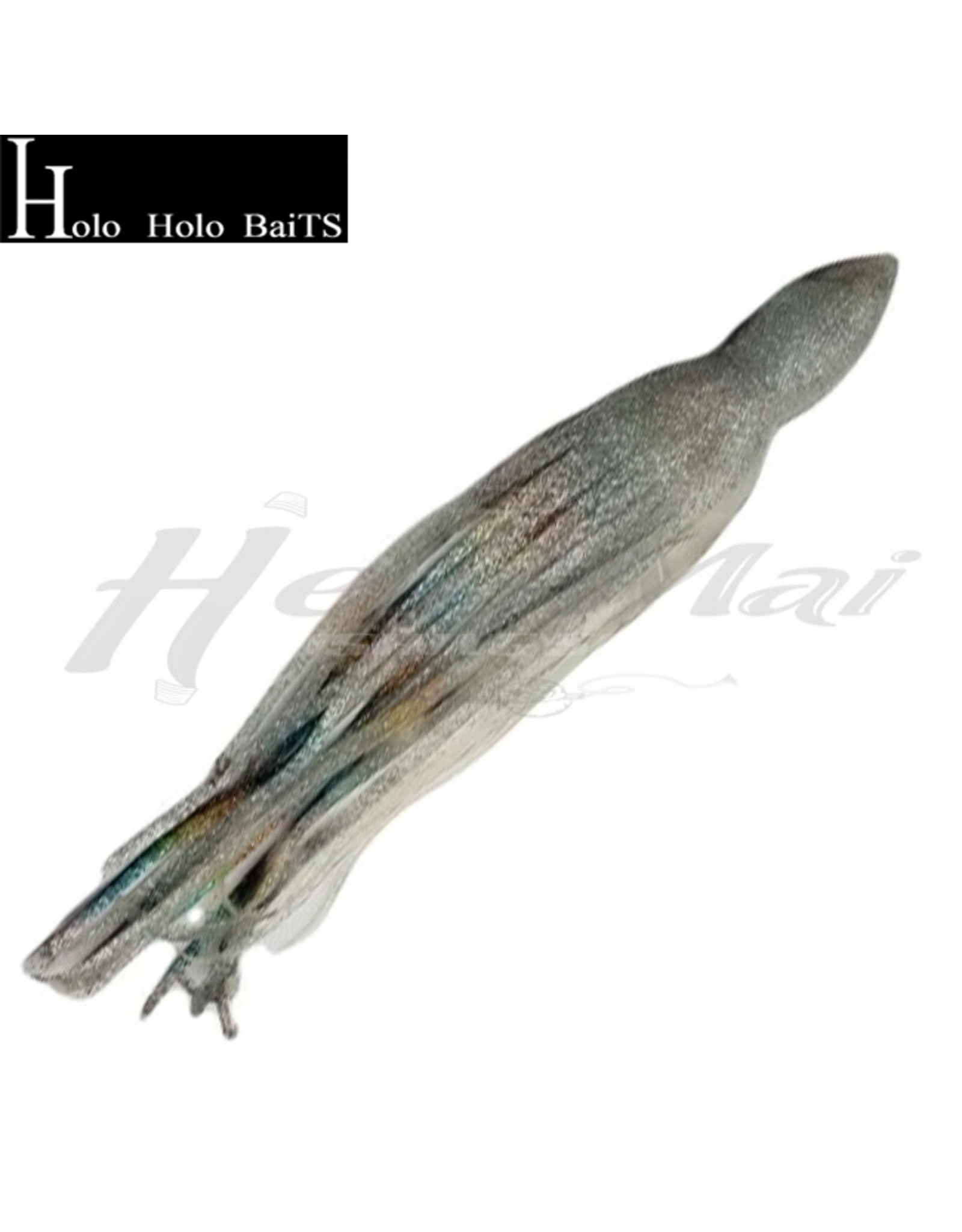 HOLO HOLO HAWAII (HHH) HHH, 7" SQUID LURE SKIRT BARS SILVER GLITTER #992