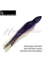 HOLO HOLO HAWAII (HHH) HHH, 9" SQUID LURE SKIRT MILKY BLACK PURPLE #799