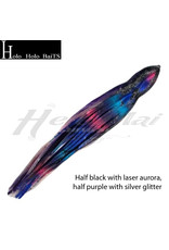 HOLO HOLO HAWAII (HHH) HH, 9" SQUID SKIRT RAINBOW BARS BLACK BLUE 0712