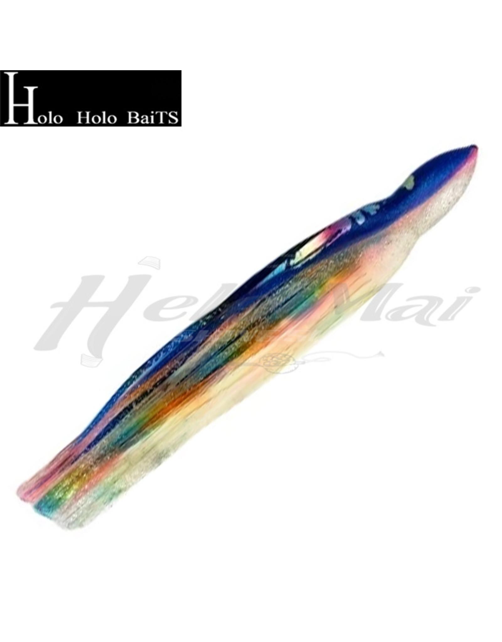 HOLO HOLO HAWAII (HHH) HHH, 7" SQUID LURE SKIRT RAINBOW GAY CLEAR #711