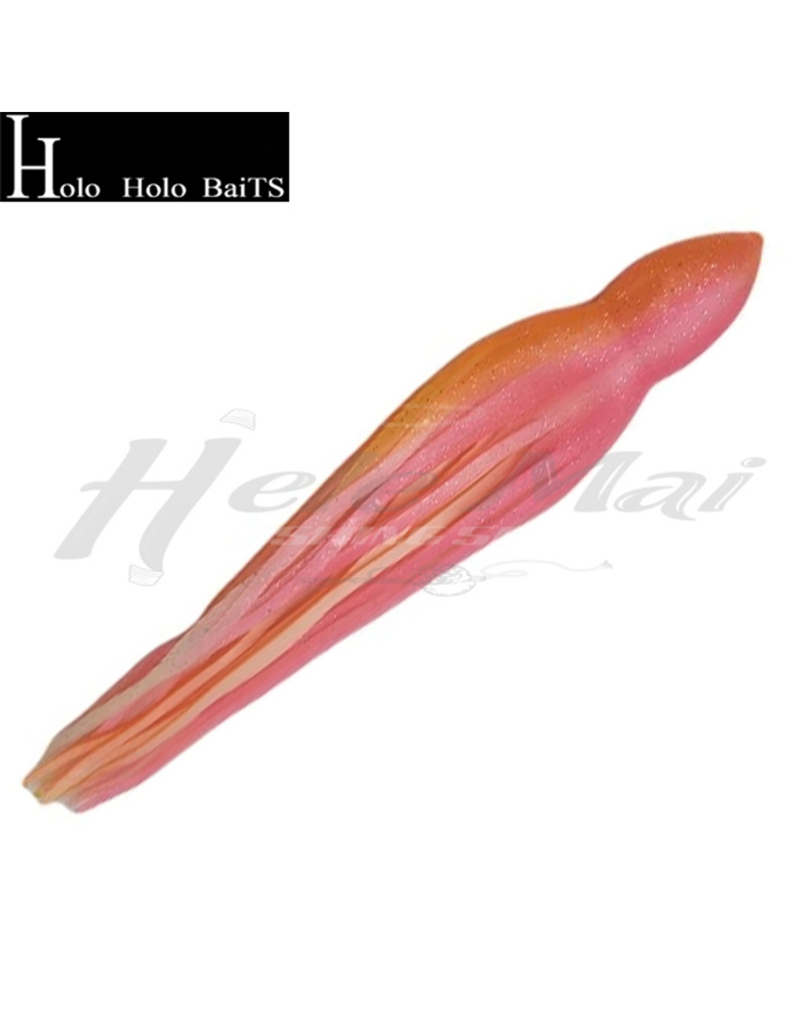 HOLO HOLO HAWAII (HHH) HHH, 7" SQUID LURE SKIRT CREAMSICLE ORANGE WHITE #660
