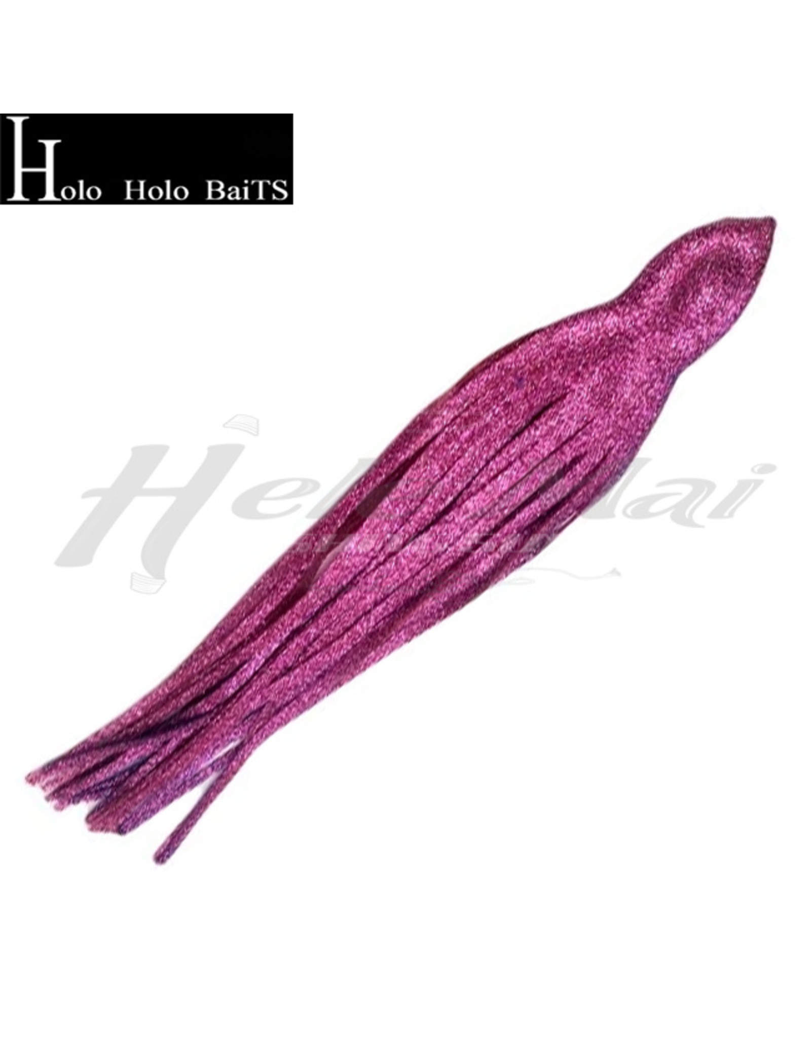 HOLO HOLO HAWAII (HHH) HHH, 7" SQUID LURE SKIRT PLUM MAVIS GLITTER #658