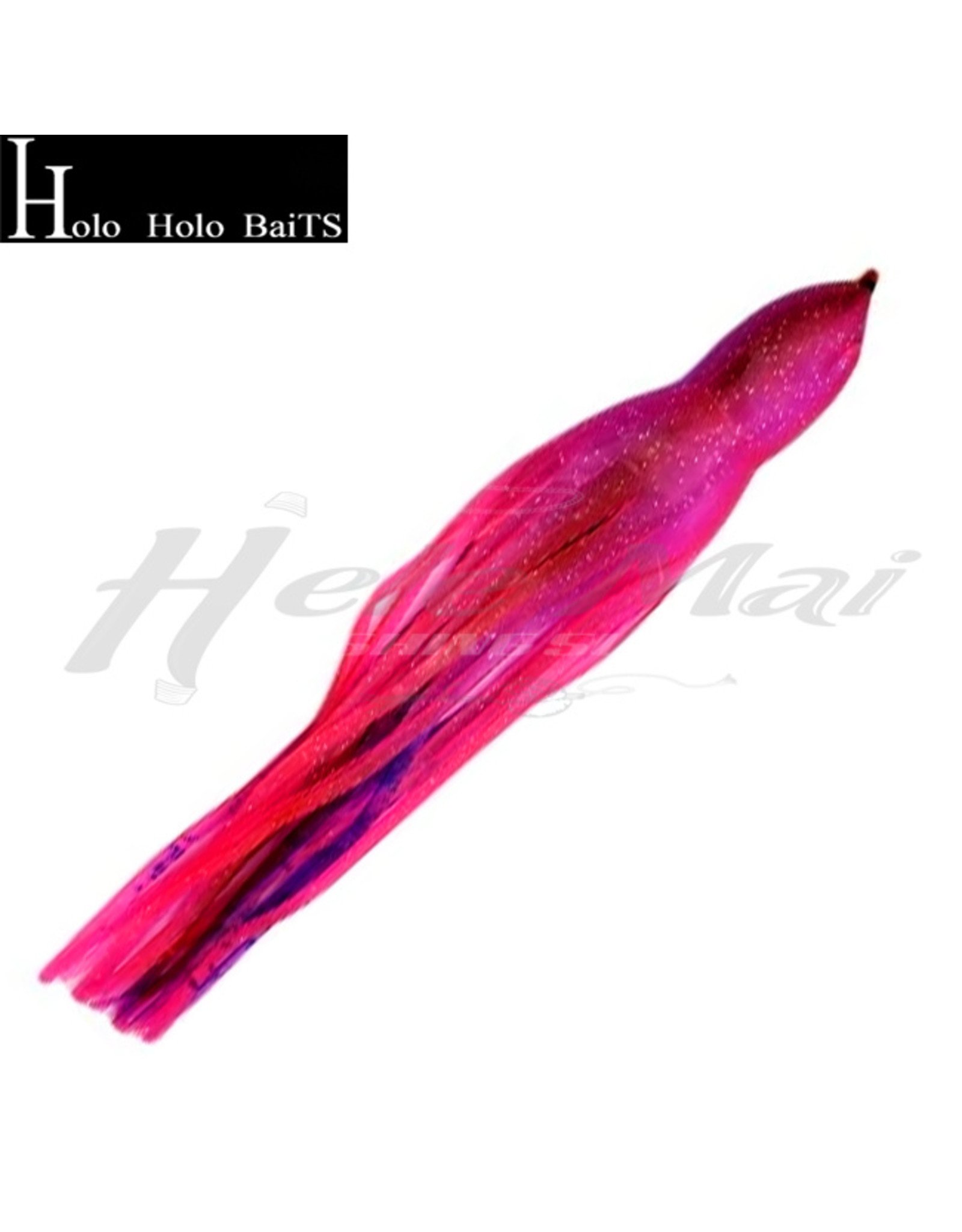 HOLO HOLO HAWAII (HHH) HHH, 9" SQUID LURE SKIRT PINK PLUM DOTS #655
