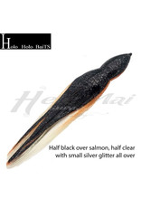 HOLO HOLO HAWAII (HHH) HHH, 7" SQUID LURE SKIRT KAJIKI BLACK SALMON #653