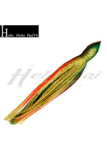 HOLO HOLO HAWAII (HHH) HHH, 9" SQUID LURE SKIRT GREEN GOLD GLITTER #650