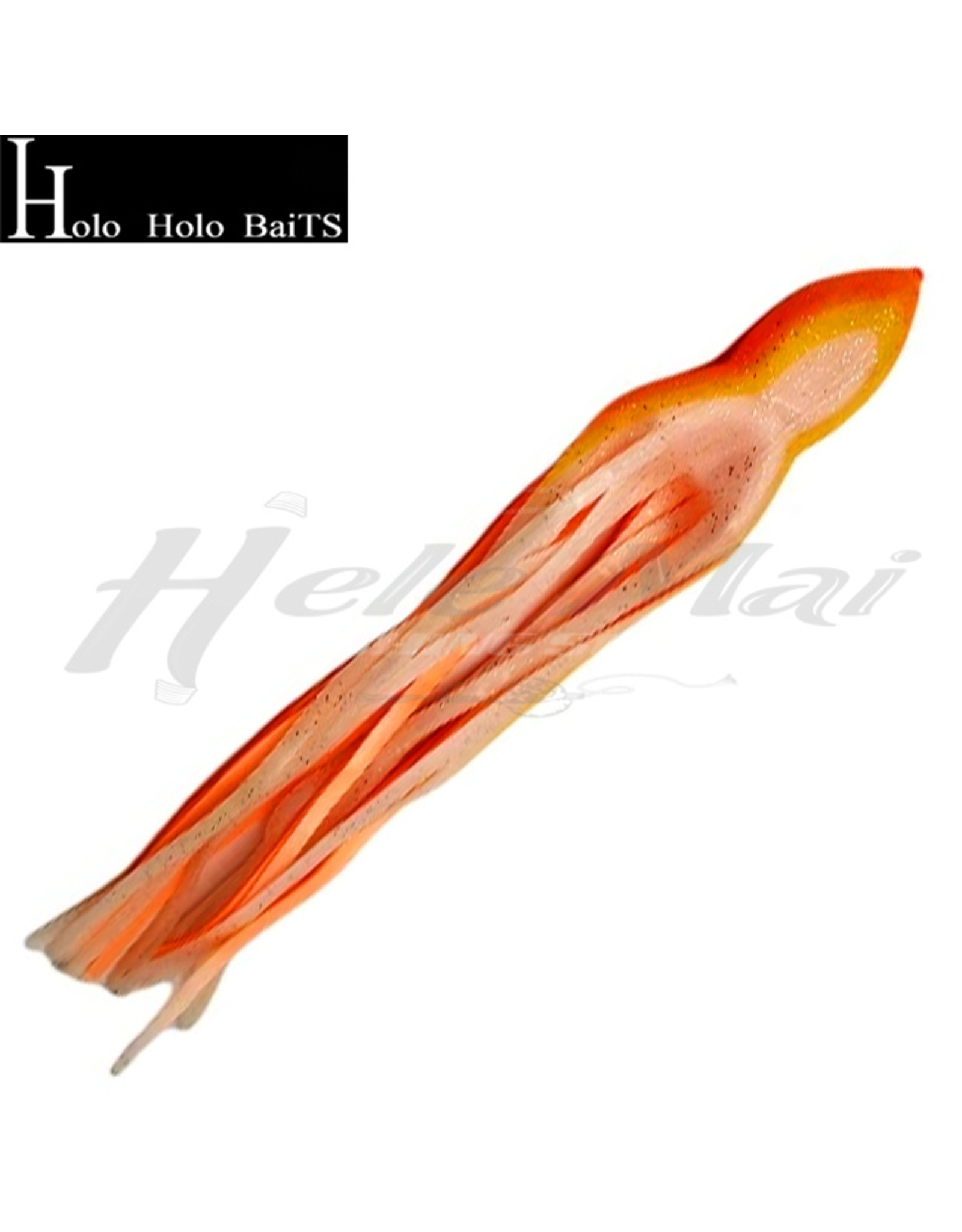 HOLO HOLO HAWAII (HHH) HHH, 7" SQUID LURE SKIRT ORANGE WHITE CREAMSICLE #648