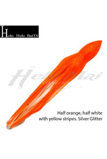 HOLO HOLO HAWAII (HHH) HHH, 9" SQUID LURE SKIRT ORANGE WHITE CREAMSICLE #648