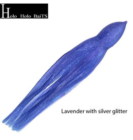 HOLO HOLO HAWAII (HHH) HHH, 7" SQUID LURE SKIRT PURPLE SALMON LAVENDER #640