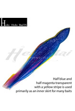 HOLO HOLO HAWAII (HHH) HHH, 7" SQUID LURE SKIRT BLUE PURPLE YELLOW #636