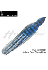 HOLO HOLO HAWAII (HHH) HHH, 9" SQUID LURE SKIRT BARS BLUE SILVER #631