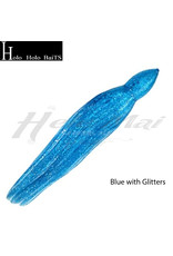HOLO HOLO HAWAII (HHH) HHH, 7" SQUID LURE SKIRT ICY BLUE SILVER GLITTER #630