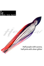 HOLO HOLO HAWAII (HHH) HHH, 9" SQUID LURE SKIRT FLASH SALMON BLACK #414