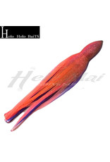 HOLO HOLO HAWAII (HHH) HHH, 9" SQUID LURE SKIRT FLASH SALMON BLACK #414