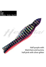 HOLO HOLO HAWAII (HHH) HHH, 9" SQUID LURE SKIRT BARS FLASH BLACK PURPLE #248