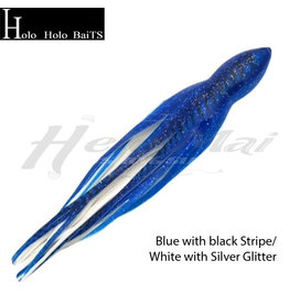 HOLO HOLO HAWAII (HHH) HHH, 7" SQUID LURE SKIRT BLUE WHITE BELLY #114