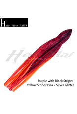 HOLO HOLO HAWAII (HHH) HHH, 9" SQUID LURE SKIRT SALMON ORANGE RED #084