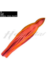 HOLO HOLO HAWAII (HHH) HHH, 9" SQUID LURE SKIRT SALMON ORANGE RED #084