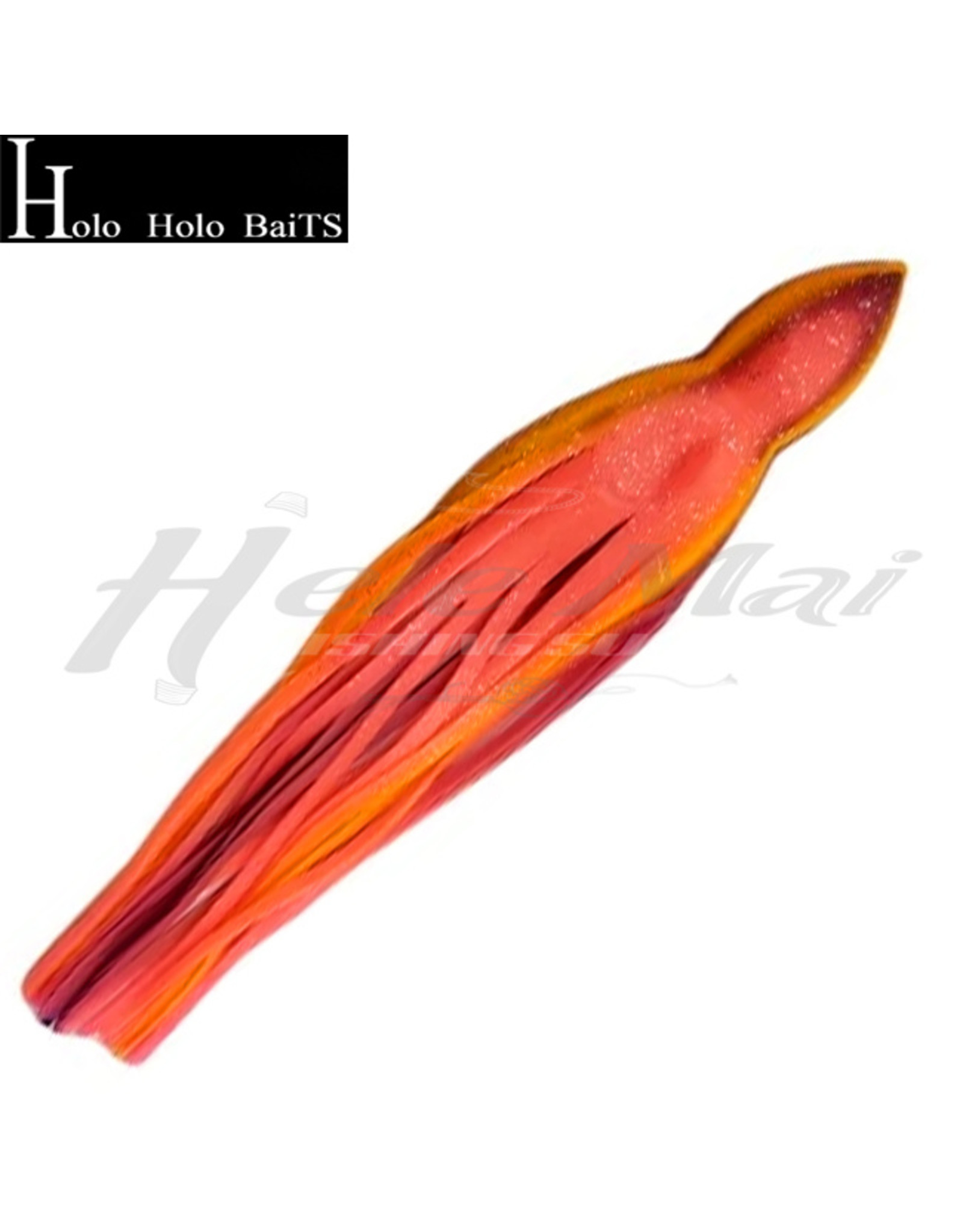 HOLO HOLO HAWAII (HHH) HH, 9" SQUID SKIRT SALMON ORANGE RED 0084